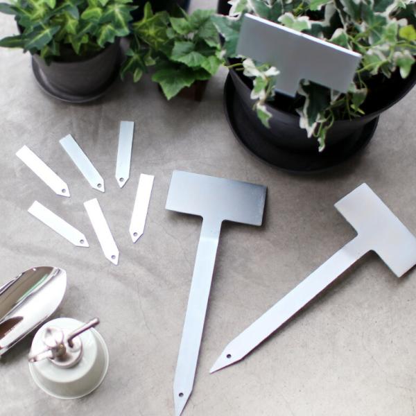 プランツマーカー 植物ラベル ネームラベル 6本入り 鉄 ガーデニング 園芸 菜園 SIKAKU シ...