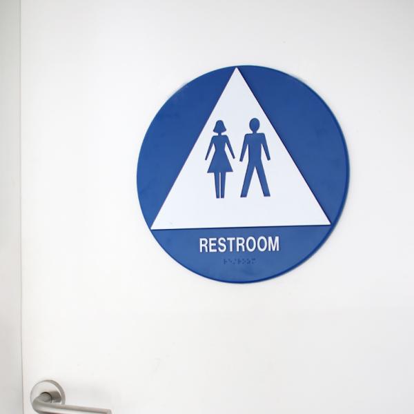 看板 お手洗い 什器 オフィス 両面テープ おしゃれ サインプレート トイレ 12インチ レストルー...