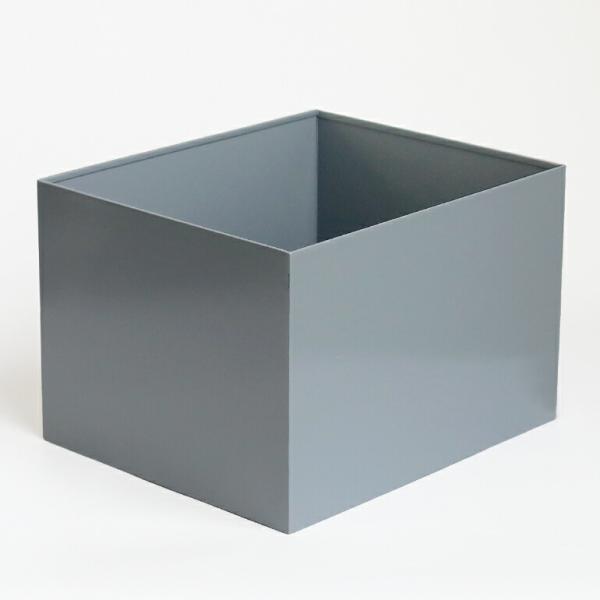 収納ボックス おしゃれ 蓋なし アイアン グレー 整理  DULTON ダルトン メタルボックス L...