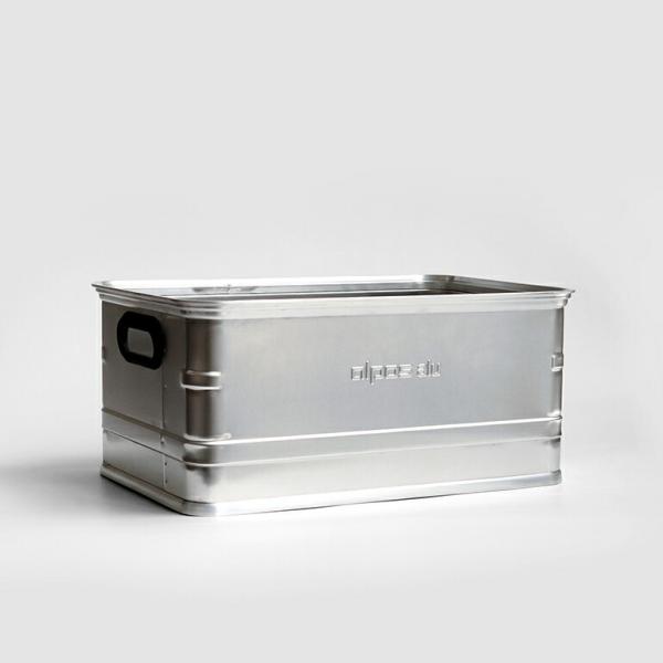 アルミコンテナ 収納 ボックス 46L アウトドア ヨーロッパ ALPOS アルポス ALUMINU...