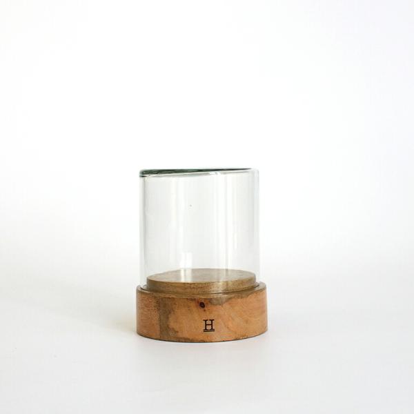 ディスプレイケース ガラス 木製 ドーム おしゃれ 円筒 DETAIL ディテール Glass Do...