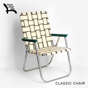 折りたたみ チェア 椅子 屋外 アウトドア USA製 LAWN CHAIR ローンチェア CLASSIC CHAIR PFS別注 CHARLESTON TAN｜cdcstores