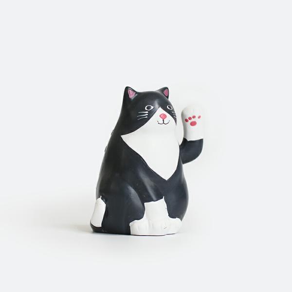 ネコ 猫 招き猫 人形 ソーラーパネル 太陽光 オブジェ KIKKERLAND キッカーランド So...