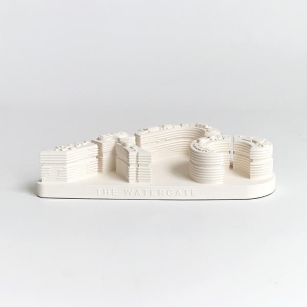 ミニチュア 建築 ウォーターゲートコンプレックス Luigi Moretti 石膏 CHISEL&amp;M...