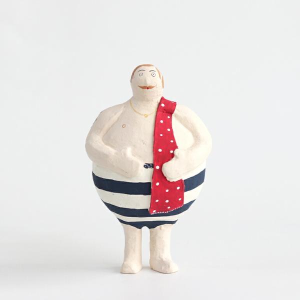 オブジェ パピエマシェ スペイン 張り子 ハンドペイント フレンチヴィンテージ BATELA バテラ...