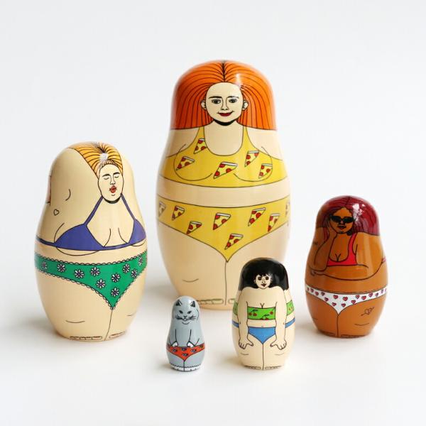 マトリョーシカ  オブジェ  コマツミドリ DETAIL ディテール Happy Hot Girls...