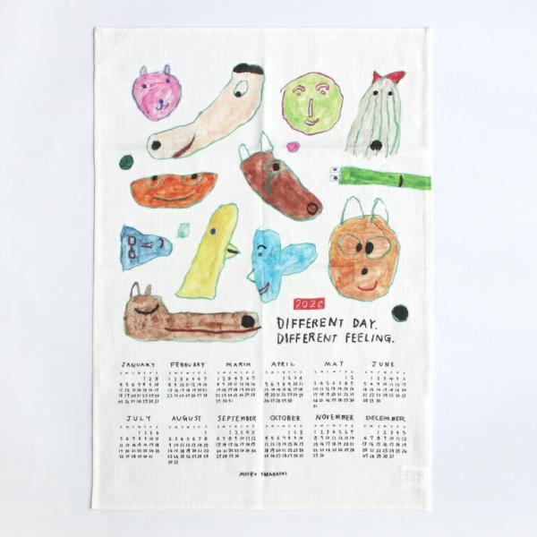 カレンダー 2026 クロス ファブリック 壁掛け リネン fog フォグ リネンカレンダー Mog...