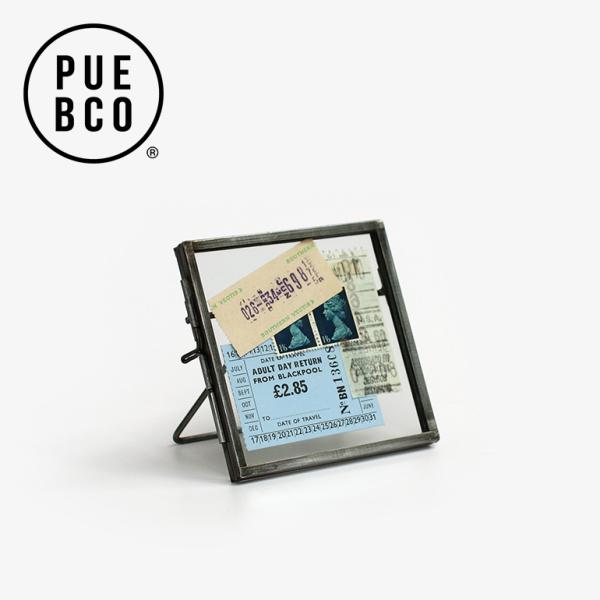 写真立て フォトフレーム 正方形 S スチール ガラス プエブコ PUEBCO スタンダードフレーム...