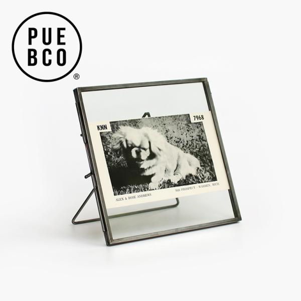 写真立て フォトフレーム 正方形 L スチール ガラス プエブコ PUEBCO スタンダードフレーム...