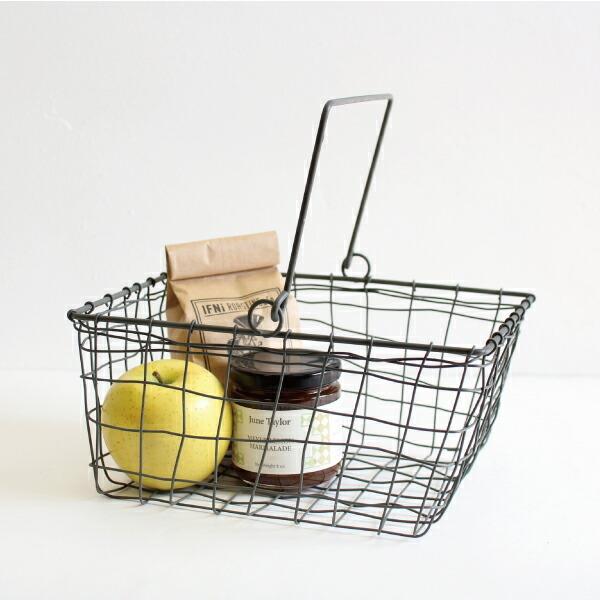 fog フォグ ストレージバスケット ワイヤーバスケット シングルハンドル 整理 収納 インテリア
