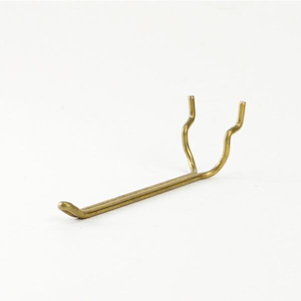 有孔ボード フック 穴あきボード アマブロ amabro ペグバー PEG BAR Brass(S)