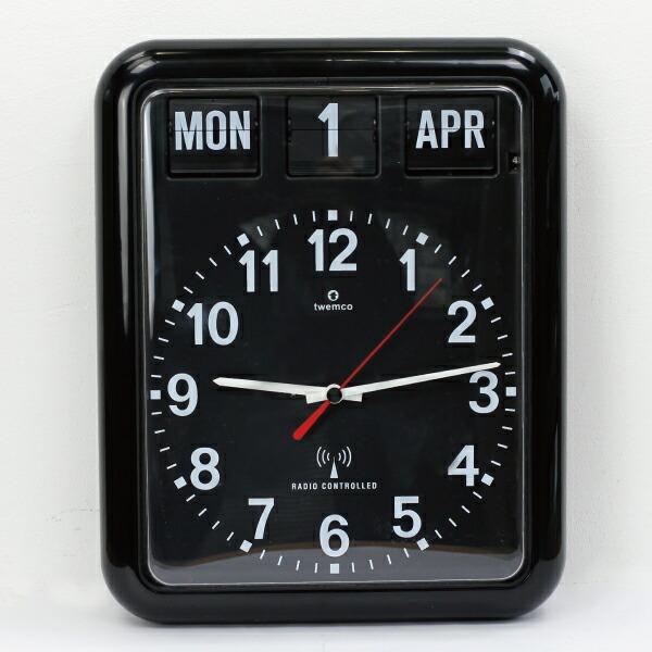 置時計 掛け時計 パタパタ時計 フリップクロック トゥエンコ TWEMCO ラジオ コントロール カ...