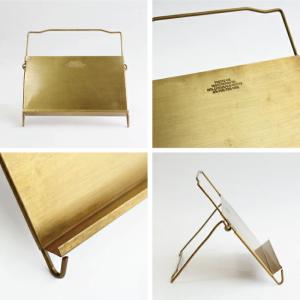 タブレットスタンド 卓上 PCスタンド 真鍮 ...の詳細画像1