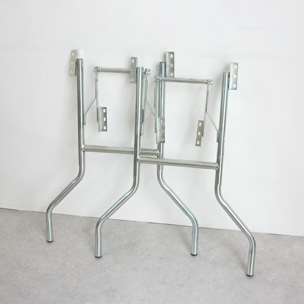 ウィッシュボーンレッグ テーブル脚  パーツ 折りたたみ式 スチール DIY アメリカ エブコ Eb...