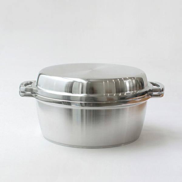 無水鍋  日本製 KING 24cm IH 直火 オーブン 無水調理 アルミ 鋳物  復刻 ロングセ...