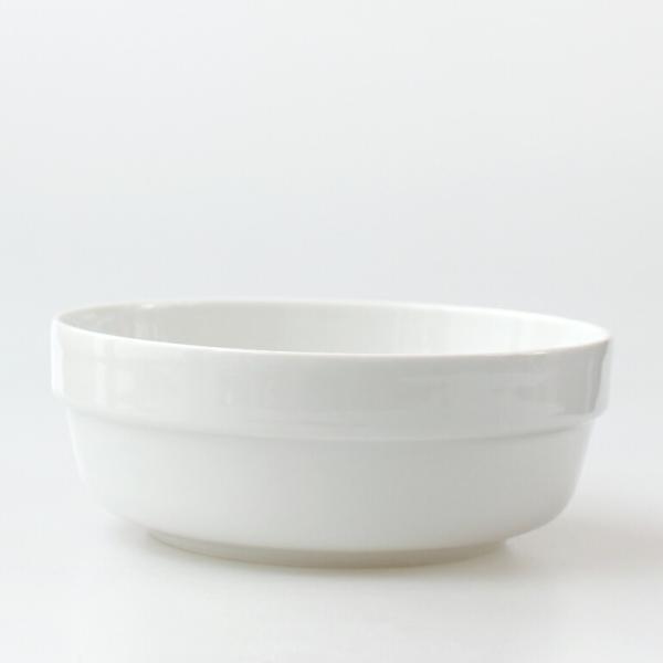 深皿 磁器 ホワイト スタッキング 2000ml 21cm シンプル イタリア製 業務用食器 Sat...