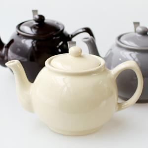 ティーポット 6カップ 陶器 英国 イギリスブランド 茶こし ストレーナー 1100ml ティータイム カフェ CINQ Price &amp; Kensington プライスアンドケンジントン