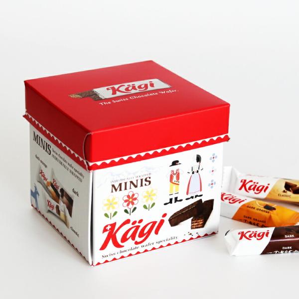 チョコレート ギフト スイス チョコウエハース Kagi カーギ パーティーボックス ミルク ダーク...