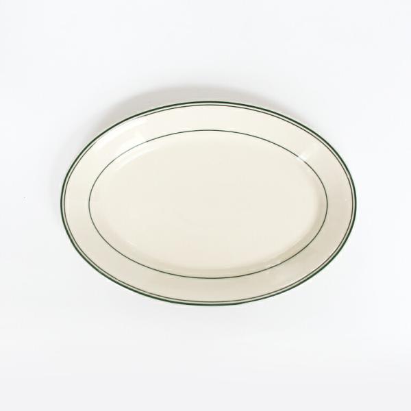 食器 プレート オーバル アメリカ ダイナーウェア 業務用 グリーンライン HOMER LAUGHL...