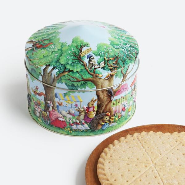 クッキー缶 ショートブレッド 焼き菓子 イギリス ギフト Churchill's チャーチル ウッド...