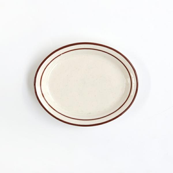 食器 アメリカ 楕円 オーバルプレート 21cm ダイナー ウェア 業務用 Tuxton タクストン...