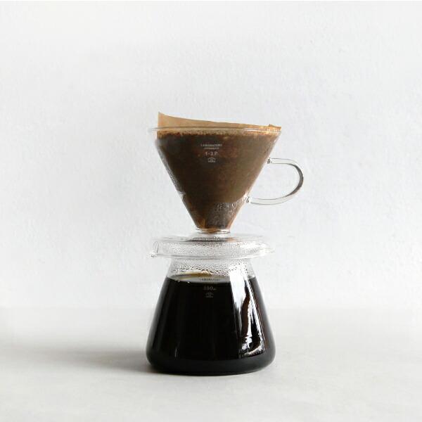 PUEBCO プエブコ GLASS COFFEE DRIPPER SET ガラスコーヒードリッパーセ...