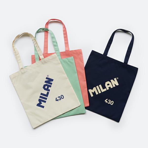 トートバッグ 大きめ MILAN ミラン スぺイン ロゴ 1918シリーズ ポリエステル