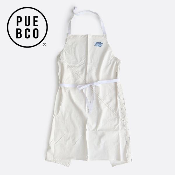 エプロン PUEBCO プエブコ メンズ レディース キッチン ホワイト アウトドア リメイク おし...