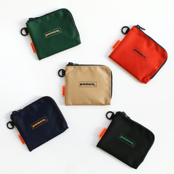 財布 ミニ コンパクト ナイロン メンズ レディース シンプル カラフル L字ファスナー アウトドア...