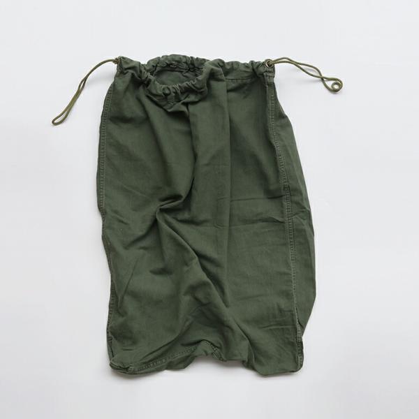 軍放出品 ランドリーバッグ 巾着バッグ 米軍 アメリカ 大容量 USED オリーブドラブ ミリタリー
