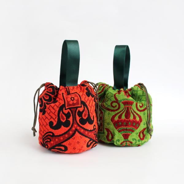 巾着バッグ PUEBCO プエブコ ジャガード コンパクト JACQUARD FABRIC DRAW...