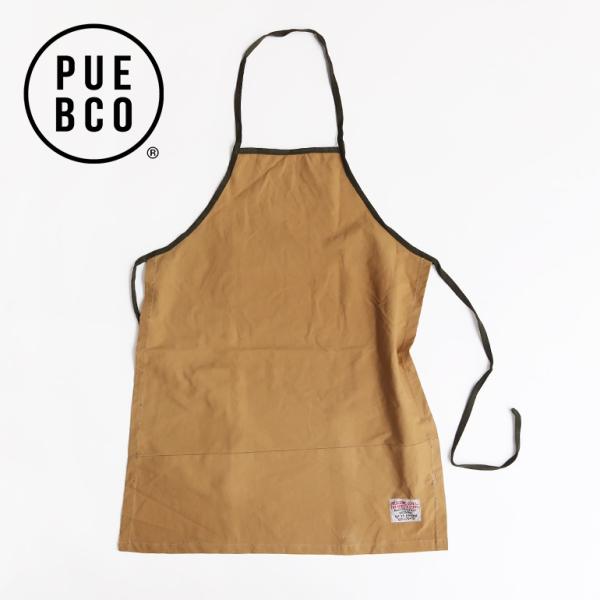 エプロン おしゃれ メンズ ユニセックス ブラウン PUEBCO プエブコ ヴィンテージガーメンツV...