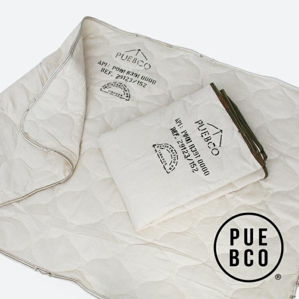 ブランケット ひざ掛け おしゃれ PUEBC プエブコ キルティング 大判 中綿 リサイクル素材 V...