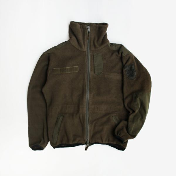 軍放出品 ミリタリー フリース ジャケット USED オーストリア軍 アルパイン オリーブ