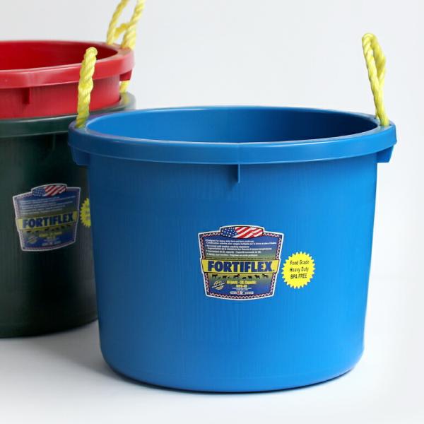 バケツ 38L USA アメリカ 大容量 おしゃれ FORTIFLEX フォーティフレックス 工業用...