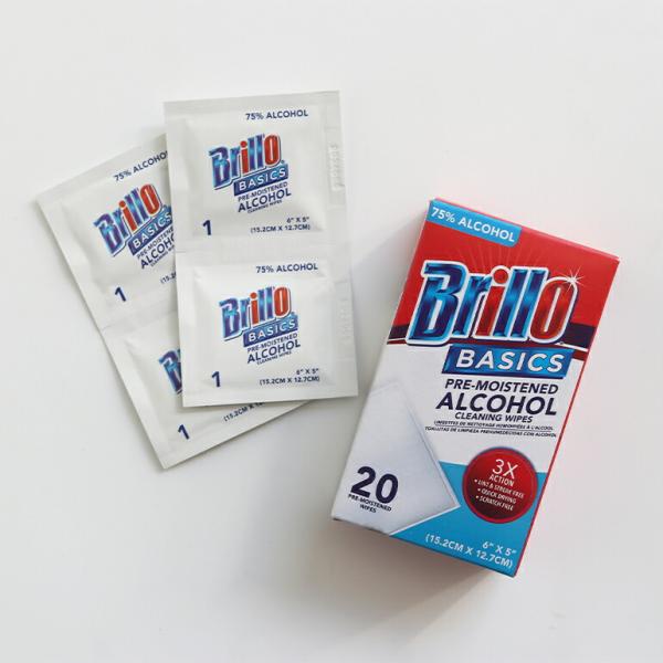 アルコールシート 除菌シート おしゃれ Brillo ブリロ BASICS CLEANING WIP...
