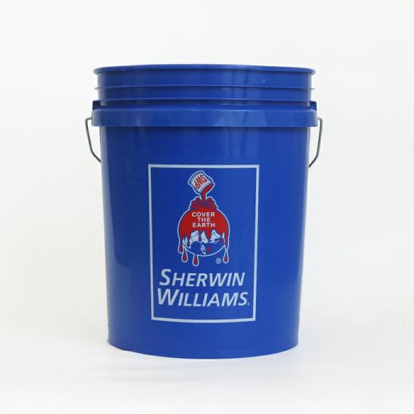 バケツ アメリカ おしゃれ 19L USA 企業ロゴ  SHERWIN WILLIAMS 5ガロン ...
