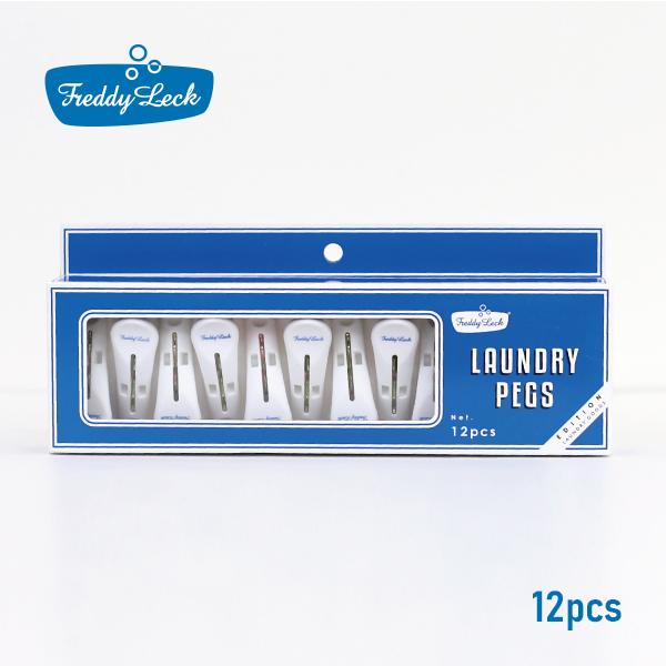 ランドリーピンチ 12P 洗濯ばさみ 竿用 ホワイト 12個セット フレディレック  Freddy ...
