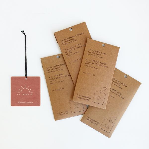 カーフレグランス 車内 室内 芳香剤 サシェ カード状 吊り下げ インテリア リラックス アメリカ ...