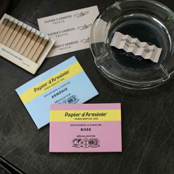 お香 紙 おしゃれ 芳香剤 フランス パピエダルメニイ トリプル アルメニイ ローズ