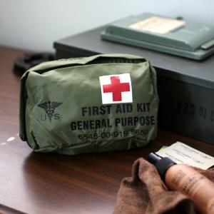 米軍 放出品 ミリタリー ポーチ デッドストック 救急セット FIRST AID KIT GENERAL PURPOSE｜CDC GENERAL STORE