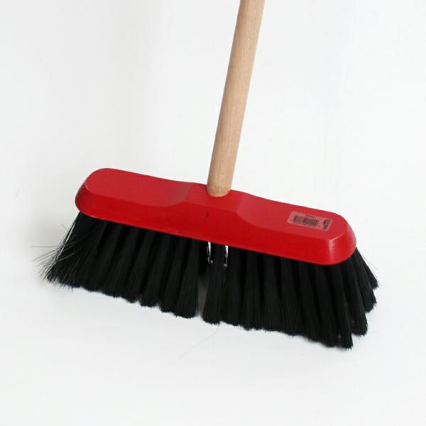 ヒルブラシ hillbrush イギリス 英国 王室御用達 ソフトデッキブラシ ほうき ドライ用  ...