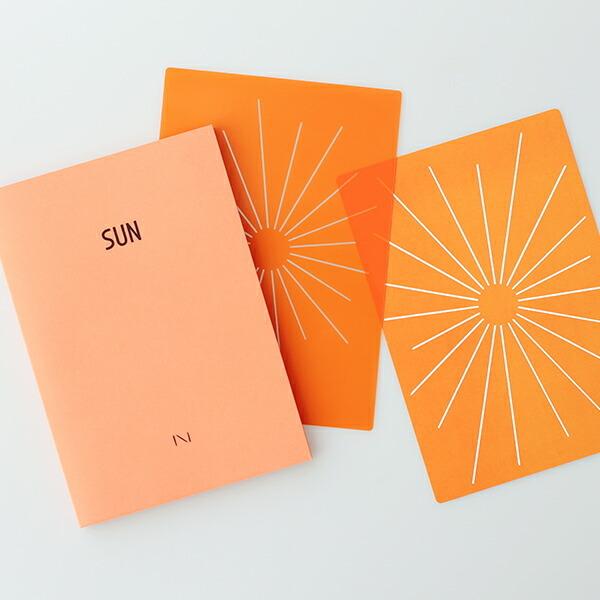 ノート オレンジ SUN A5 440ページ 無地 イラストレーター Noritake ノリタケ