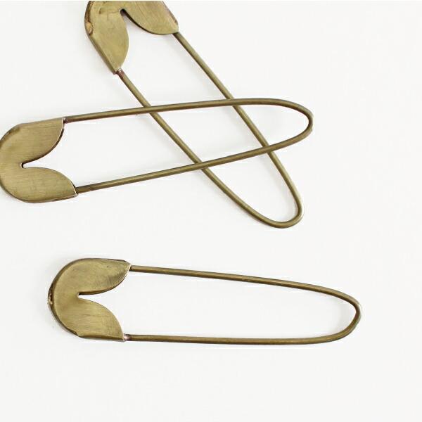 キルトピン 真鍮 ブラス ゴールド fog フォグ セイフティピン Sサイズ  ブローチ ストール ...