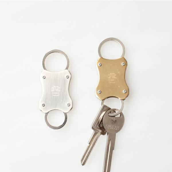 キーリング キーホルダー スプリング式 ベルトフック シンプル Wilson Nichel/Nick...