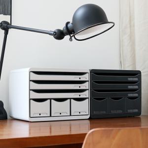 ライオン事務器 シャッター付きレターケース No.407PT コンビ型 : 文具