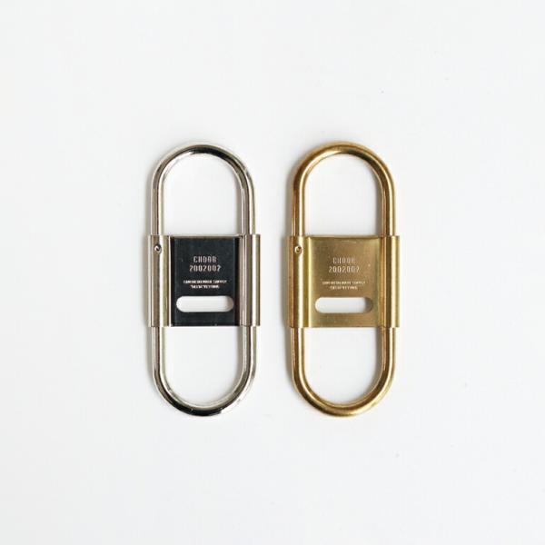 キーリング おしゃれ キーホルダー カラビナ 真鍮 ニッケル ブラス CANDY DESIGN&amp;WO...