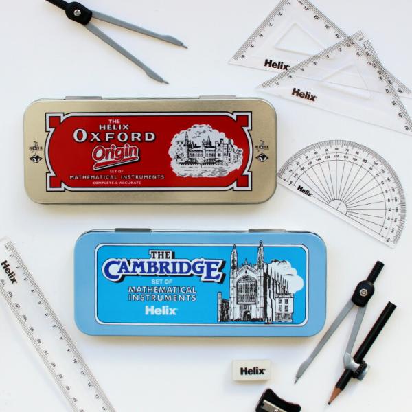 文具セット 定規 分度器 コンパス 鉛筆 消しゴム 鉛筆削り イギリス おしゃれ 算数 数学 ヘリッ...