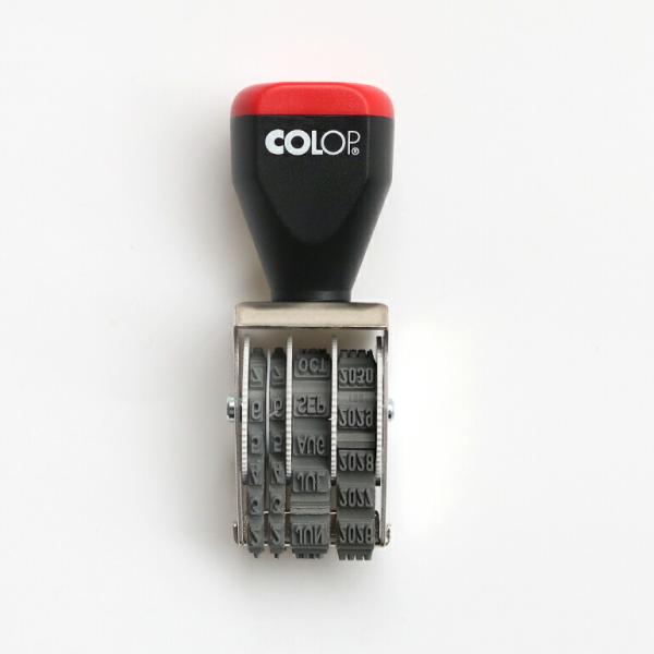 スタンプ 日付 回転式 英語 事務 ハンコ 日付印 年月日 COLOP コロップ バンド式 回転日付...