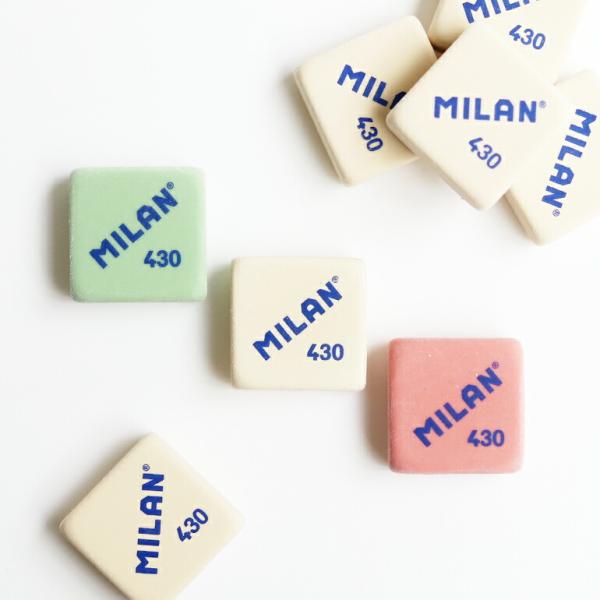 消しゴム 文房具 シンプル おしゃれ 海外 スペイン MILAN ミラン 430 アソート